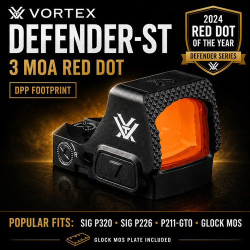 Vortex defender moa red - vortex, 3